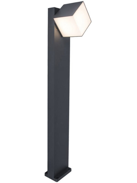 Lampa ogrodowa CUBA wys:75 cm antracytowa LED 1x12W 600lm 3000K IP54 Lutec 1066668