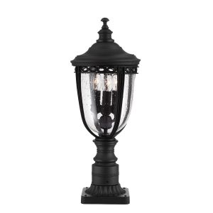 Lampa ogrodowa czarna English Bridle wys:55,3 cm 3xE14x60W IP44 Feiss 921503 Lampa ogrodowa czarna English Bridle wys:55,3 cm 3xE14x60W IP44 Feiss 921503