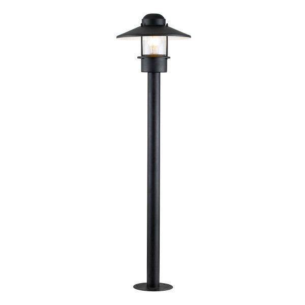 Lampa ogrodowa czarna Klampenborg wys:101,8 cm 1xE27x60W IP44 Elstead 921600