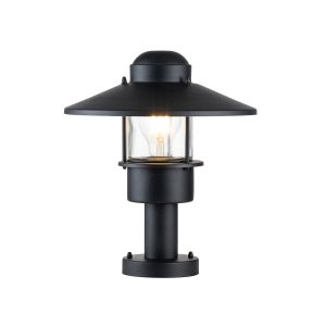 Lampa ogrodowa czarna Klampenborg wys:31,8 cm 1xE27x60W IP44 Elstead 921478