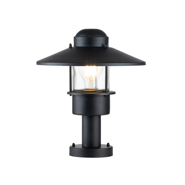 Lampa ogrodowa czarna Klampenborg wys:31,8 cm 1xE27x60W IP44 Elstead 921478