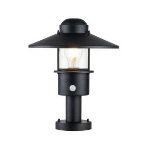 Lampa ogrodowa czarna Klampenborg wys:33,7 cm 1xE27x60W IP44 Elstead 921688
