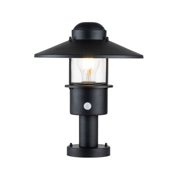 Lampa ogrodowa czarna Klampenborg wys:33,7 cm 1xE27x60W IP44 Elstead 921688