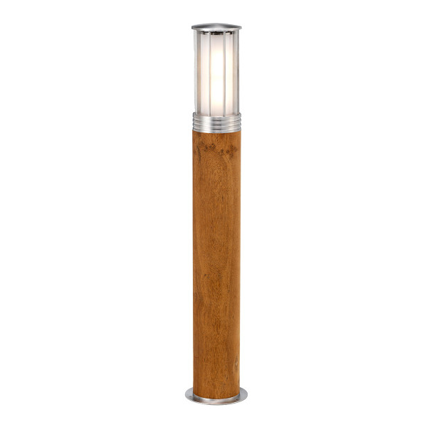 Lampa ogrodowa drewno tekowe Hornsea wys:70 cm 1xE27x40W IP55 Elstead 921462