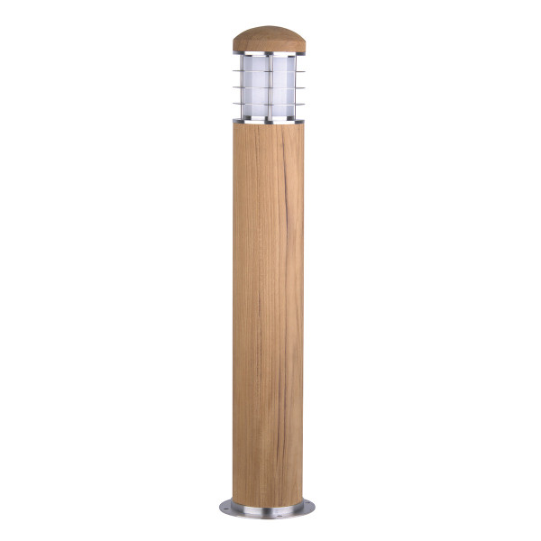Lampa ogrodowa drewno tekowe Poole wys:67 cm 1xE27x40W IP55 Garden Zone 921461