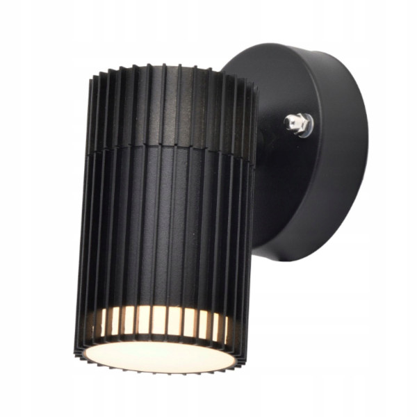 Lampa Ogrodowa Elewacyjna Kinkiet Dekoracyjny na Elewację Czarna IP44 GU10 1046295