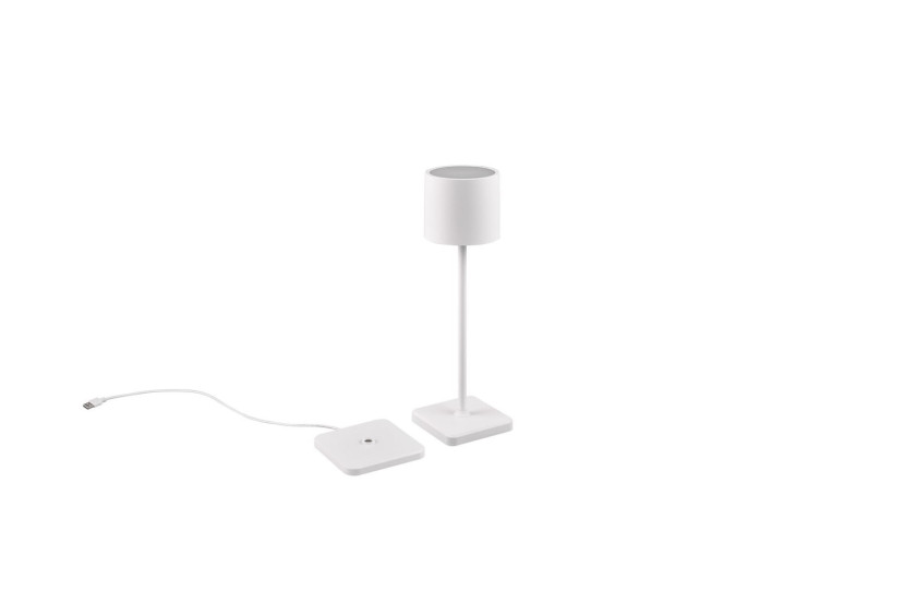 Lampa ogrodowa FERNANDEZ wys:38 cm biała LED 1x1W 130lm IP54 RL 921602