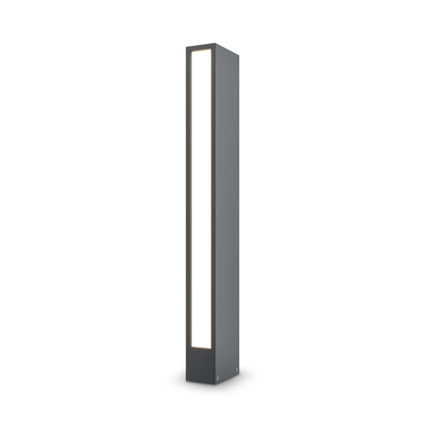 Lampa ogrodowa HOF wys:60 cm grafitowo-biała LED 1x12W 450lm IP65 Maytoni 921417