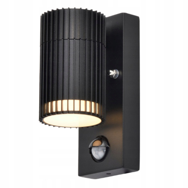 Lampa Ogrodowa Kinkiet z Czujnikiem Ruchu AXIS PIR Estilo IP44 GU10 Czarna 1046297