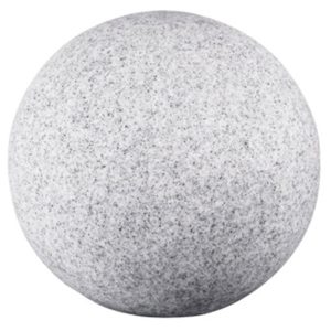 Lampa ogrodowa Kula Stono 20 cm z tworzywa sztucznego szara 43723 Lampa ogrodowa Kula Stono 20 cm z tworzywa sztucznego szara 43723