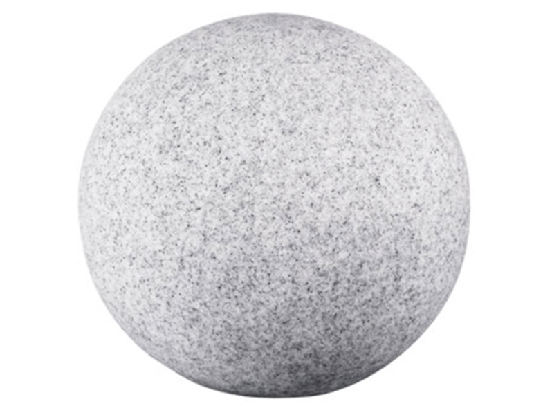 Lampa ogrodowa Kula Stono 20 cm z tworzywa sztucznego szara 43723