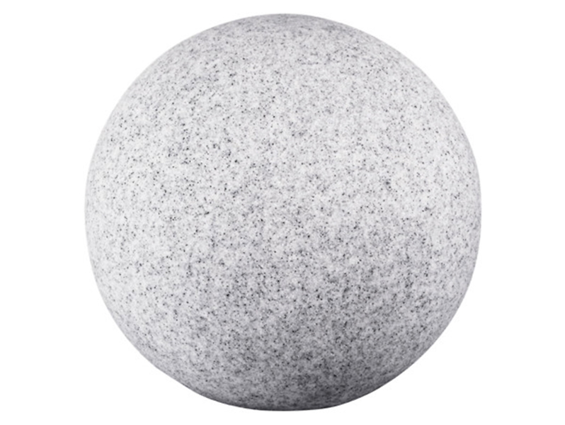 Lampa ogrodowa Kula Stono 30 cm z tworzywa sztucznego szara 43724