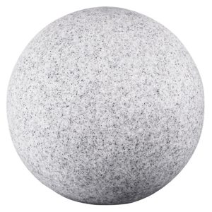 Lampa ogrodowa Kula Stono 40 cm z tworzywa sztucznego szara 43725 Lampa ogrodowa Kula Stono 40 cm z tworzywa sztucznego szara 43725