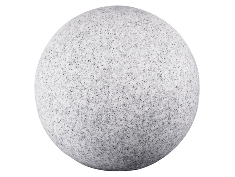 Lampa ogrodowa Kula Stono 40 cm z tworzywa sztucznego szara 43725