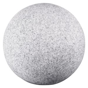 Lampa ogrodowa kula Stono 49 cm z tworzywa sztucznego szara 209849