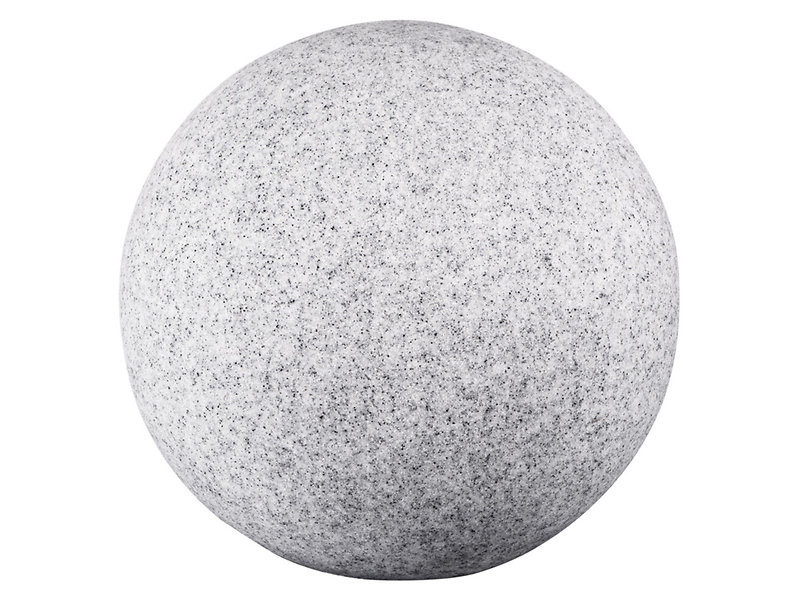 Lampa ogrodowa kula Stono 49 cm z tworzywa sztucznego szara 209849