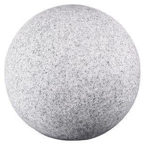 Lampa ogrodowa kula Stono 78 cm z tworzywa sztucznego szara 209851