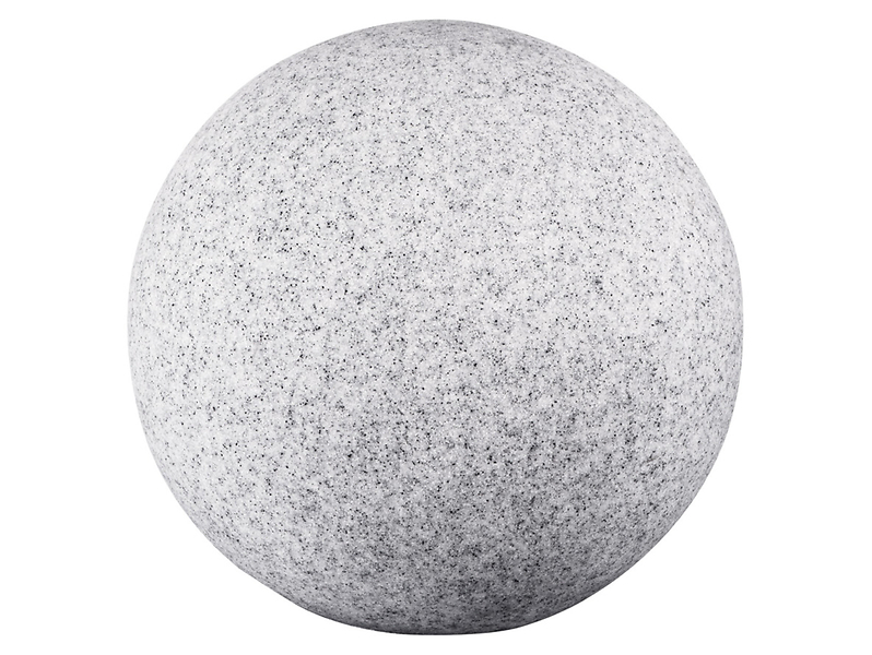 Lampa ogrodowa kula Stono 78 cm z tworzywa sztucznego szara 209851
