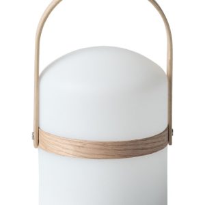 Lampa ogrodowa LED z pilotem biała 823410