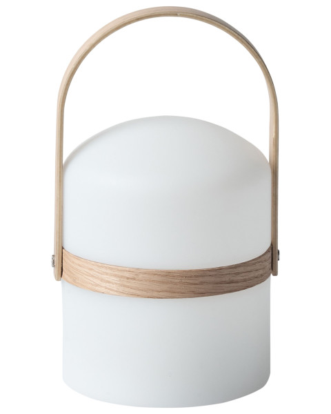 Lampa ogrodowa LED z pilotem biała 823410
