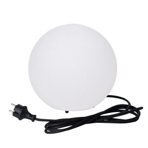 Lampa ogrodowa LL BELO 30 M LightLogic 66908 biała kula IP65 1szt. 1021546