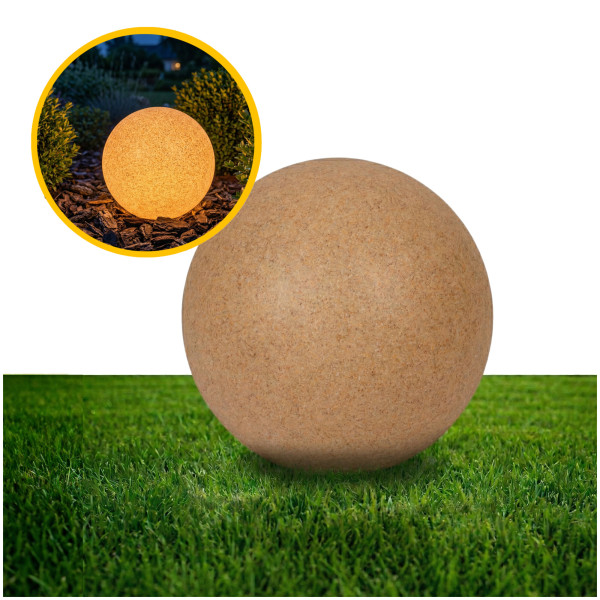 Lampa ogrodowa LL BELO 40 T LightLogic 66913 kula terakota IP65 40cm E27 1031310