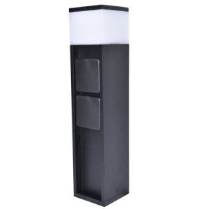 Lampa ogrodowa MAINS wys:36,7 cm czarno-biała LED 1x11W 750lm IP54 Lutec 921354