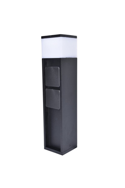 Lampa ogrodowa MAINS wys:36,7 cm czarno-biała LED 1x11W 750lm IP54 Lutec 921354