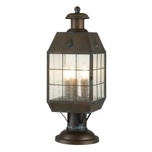Lampa ogrodowa Nantucket postarzany mosiądz 3xE14x60W IP44 Quintiesse 1070428 Lampa ogrodowa Nantucket postarzany mosiądz 3xE14x60W IP44 Quintiesse 1070428
