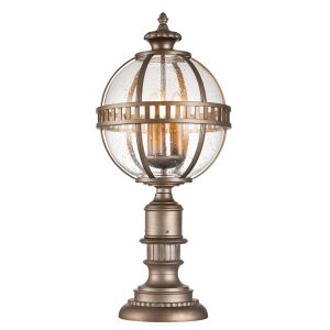 Lampa ogrodowa oksydowany brąz Halleron wys:69,6 cm 3xE14x40W IP44 Kichler 921526 Lampa ogrodowa oksydowany brąz Halleron wys:69,6 cm 3xE14x40W IP44 Kichler 921526
