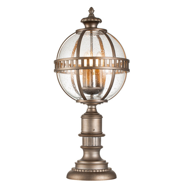 Lampa ogrodowa oksydowany brąz Halleron wys:69,6 cm 3xE14x40W IP44 Kichler 921526