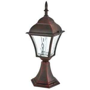 Lampa ogrodowa PARIS wys:40,3 cm miedziany patyna LED 1x6W 350lm IP43 Polux 921595 Lampa ogrodowa PARIS wys:40,3 cm miedziany patyna LED 1x6W 350lm IP43 Polux 921595