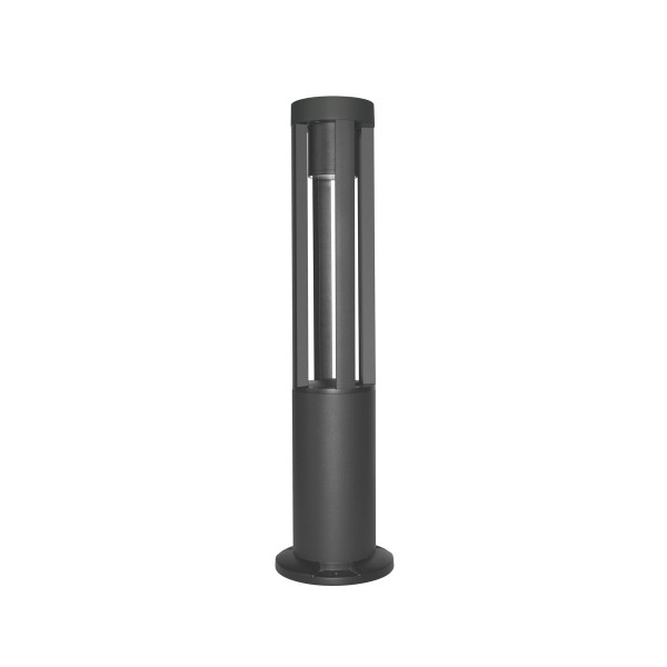 Lampa ogrodowa RATEL czarny piaskowany LED 1x10W 350lm IP54 Italux 921411