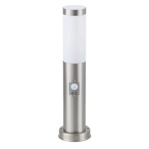 Lampa ogrodowa satyna Inox torch z czujnikiem 1xE27x25W IP44 Rabalux 962562 Lampa ogrodowa satyna Inox torch z czujnikiem 1xE27x25W IP44 Rabalux 962562