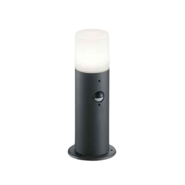 Lampa ogrodowa stojąca antracyt HOOSIC z czujnikiem 1xE27x28W IP44 Trio 921349