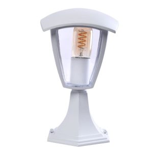 Lampa ogrodowa stojąca biała FOX wys:29 cm 1xE27x60W IP44 Eko-Light 921489 Lampa ogrodowa stojąca biała FOX wys:29 cm 1xE27x60W IP44 Eko-Light 921489