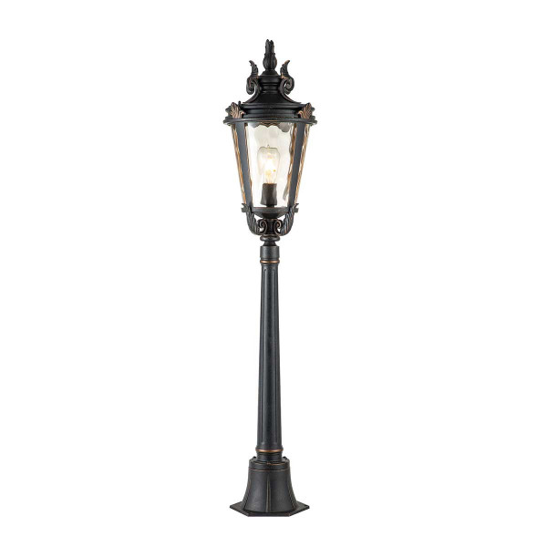 Lampa ogrodowa stojąca brąz Baltimore wys:117 cm 1xE27x60W IP44 Elstead 921619