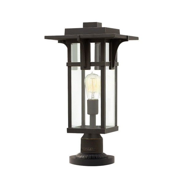 Lampa ogrodowa stojąca brązowa Manhattan wys:49 cm 1xE27x60W IP44 Hinkley 921507