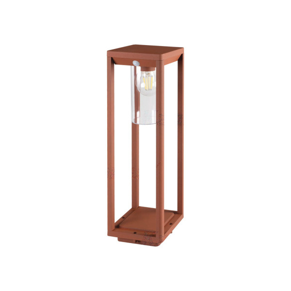 Lampa ogrodowa stojąca brązowa VIMO z czujnikiem 1xE27x15W IP44 Kanlux 921689
