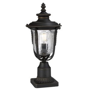 Lampa ogrodowa stojąca ciemny brąz Luverne wys:50 cm 1xE27x60W IP44 Kichler 921632 Lampa ogrodowa stojąca ciemny brąz Luverne wys:50 cm 1xE27x60W IP44 Kichler 921632