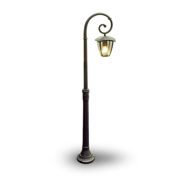Lampa ogrodowa stojąca czarna 737 wys:136,5 cm 1xE27x60W IP44 V-TAC 921531