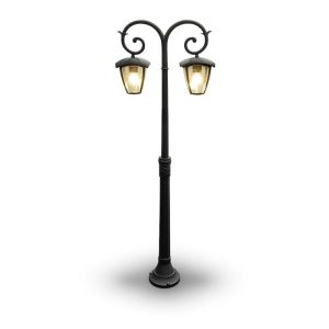 Lampa ogrodowa stojąca czarna 738 wys:141 cm 1xE27x60W IP44 V-TAC 921424
