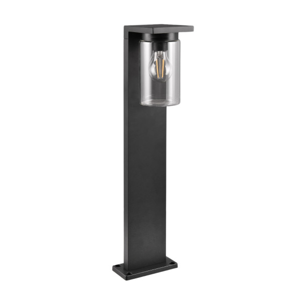 Lampa ogrodowa stojąca czarna ARDILA wys:65 cm 1xE27x40W IP44 Trio 921432