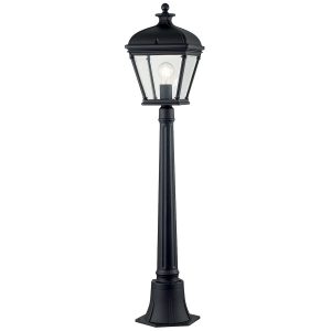 Lampa ogrodowa stojąca czarna Bayview wys:104,1 cm 1xE27x60W IP44 Elstead 921494