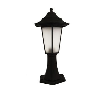 Lampa ogrodowa stojąca czarna BEGONYA1 wys:42,8 cm 1xE27x40W IP44 Struhm 921555