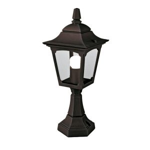 Lampa ogrodowa stojąca czarna Chapel Mini wys:44 cm 1xE27x60W IP44 Elstead 921483