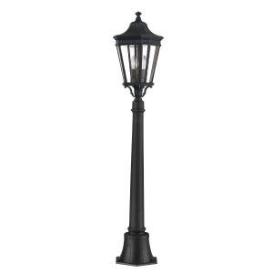 Lampa ogrodowa stojąca czarna Cotswold Lane wys:110 cm 2xE14x60W IP44 Feiss 921520
