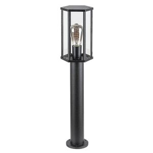 Lampa ogrodowa stojąca czarna Dubrovnik wys:65 cm 1xE27x40W IP44 Rabalux 962880