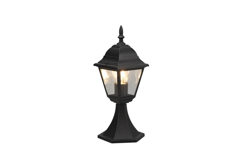 Lampa ogrodowa stojąca czarna LIVENZA wys:39,5 cm 1xE27x60W IP44 Trio 921488