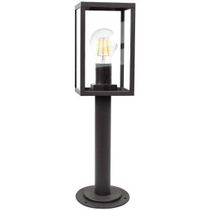 Lampa ogrodowa stojąca czarna MALMO wys:48 cm 1xE27x15W IP44 Polux 843913 Lampa ogrodowa stojąca czarna MALMO wys:48 cm 1xE27x15W IP44 Polux 843913